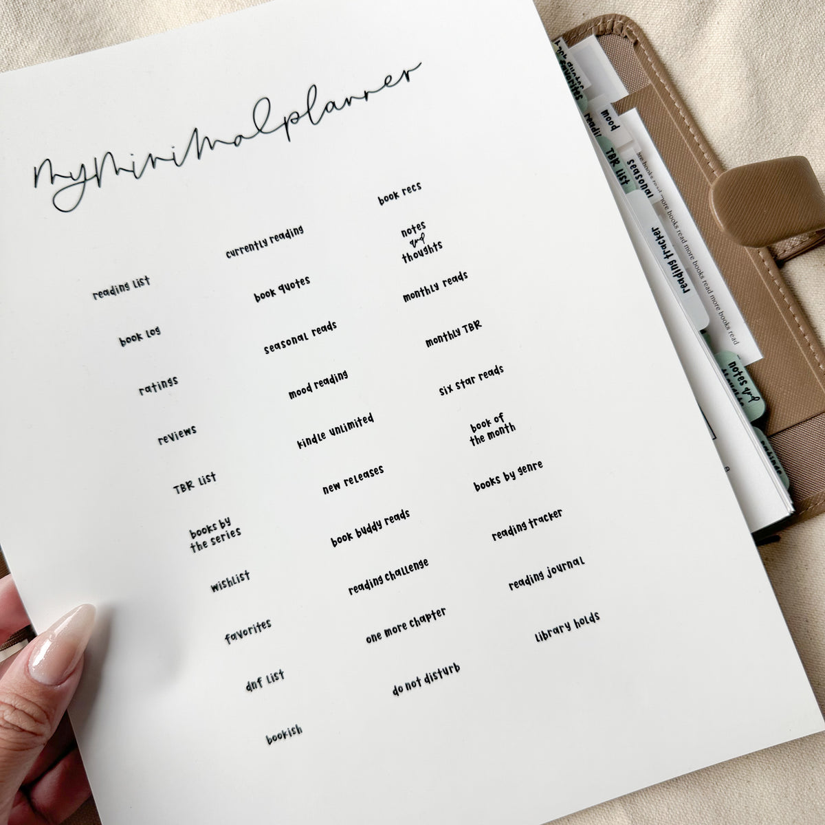 PRS03 - Bookish Headers - Printable Stickers – My Minimal Planner