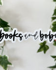 Books and Boba - Simple Sticker
