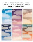 PPC35 - Daydream Cards - Printable Planner Cards