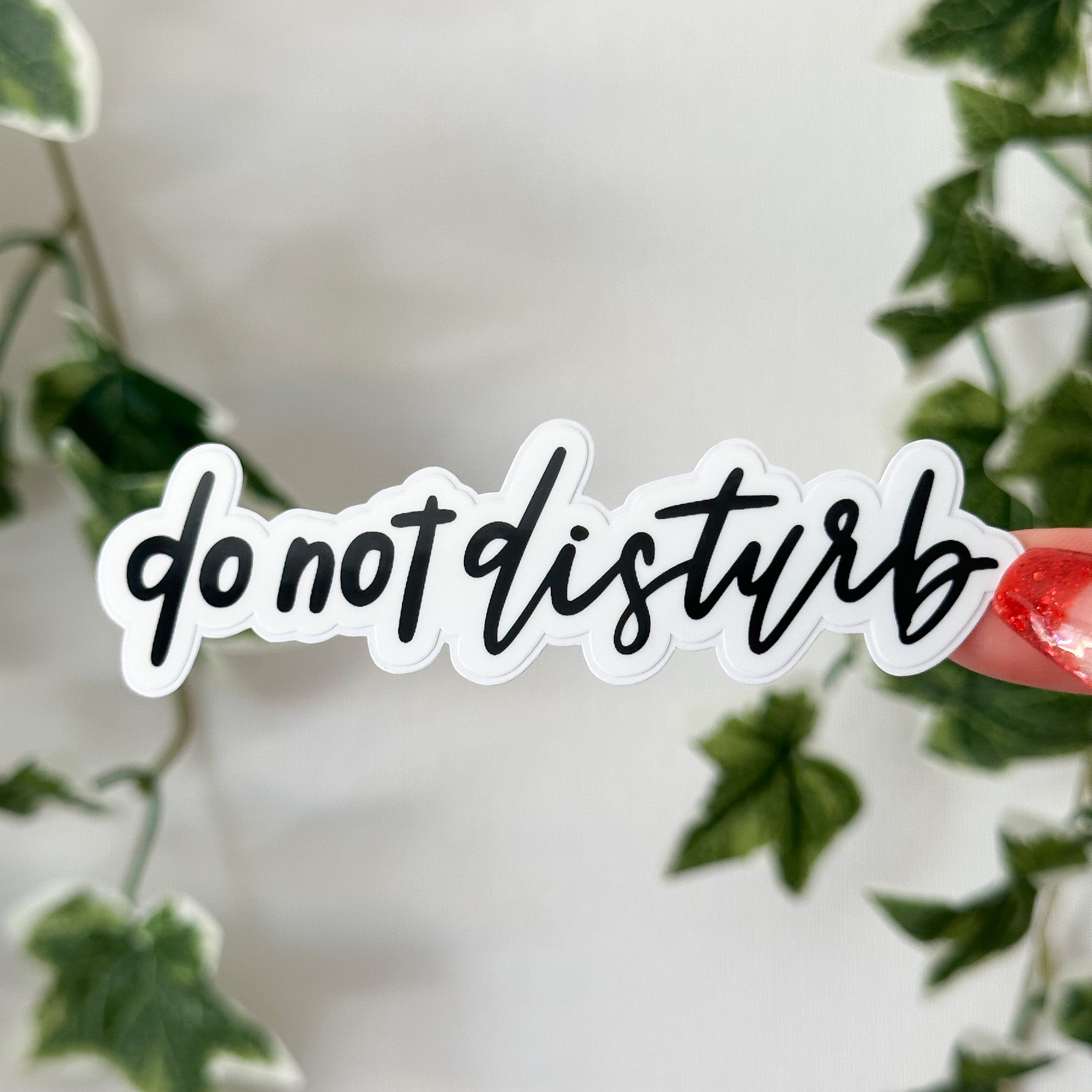 Do Not Disturb - Simple Sticker