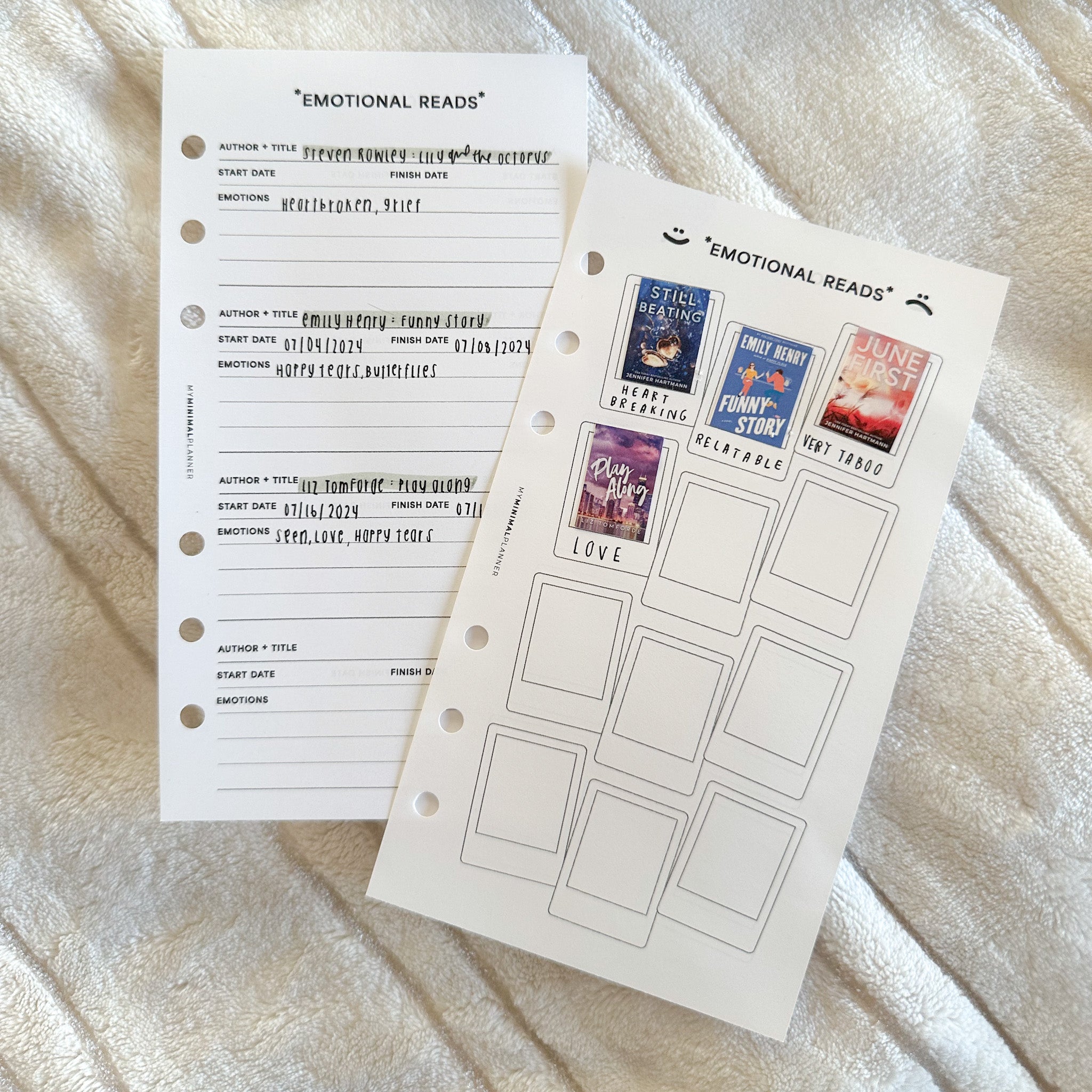 PR299 - Emotional Reads Bundle - Printable Insert