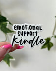 Emotional Support Kindle - Simple Sticker