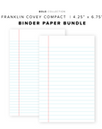 PR304 - Binder Paper Bundle - Printable Insert