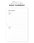 PR302 - Book Summary - Printable Insert