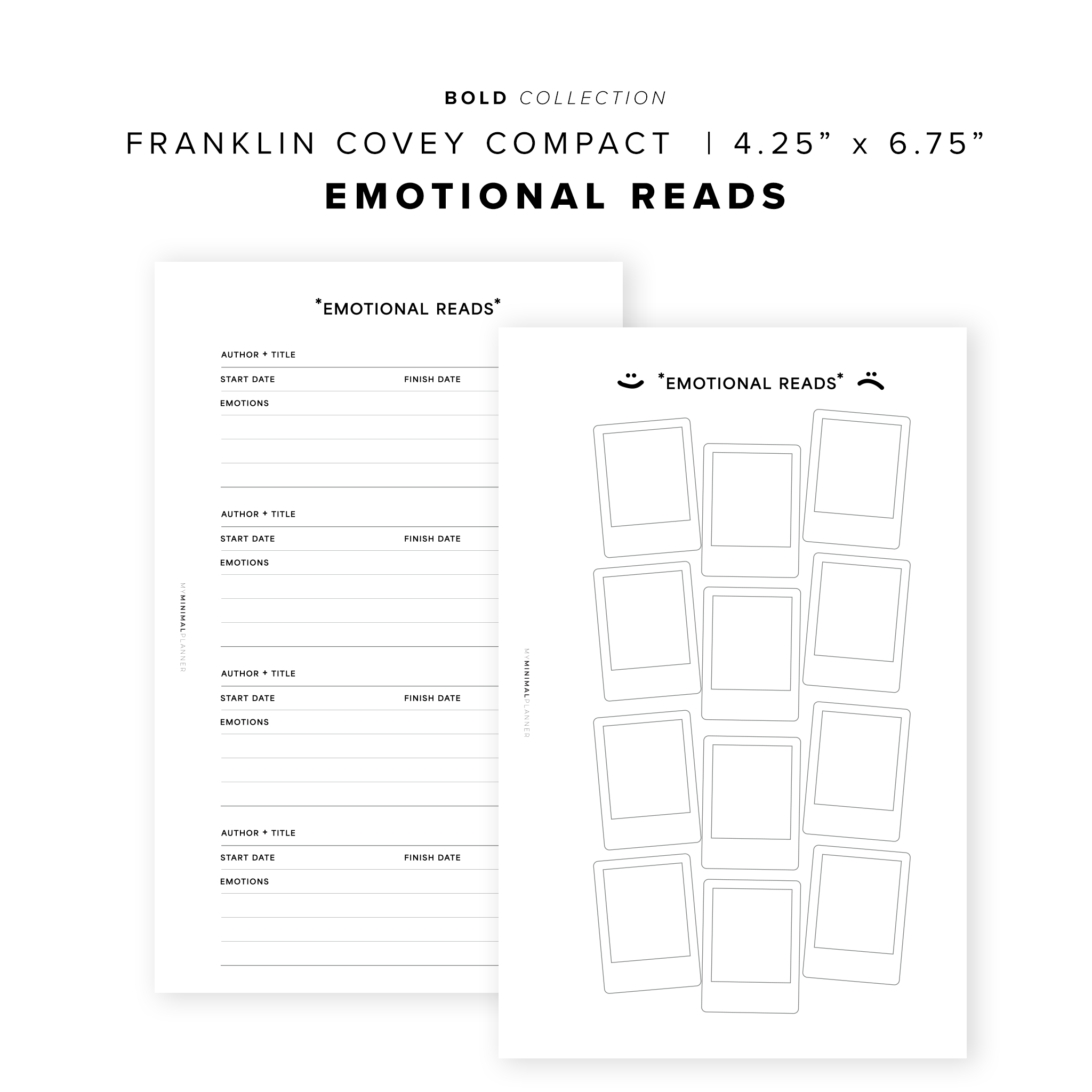 PR299 - Emotional Reads Bundle - Printable Insert