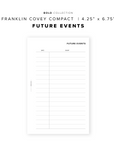 PR296 - Future Events - Printable Insert