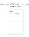 PR247 - Keep Track - Printable Insert