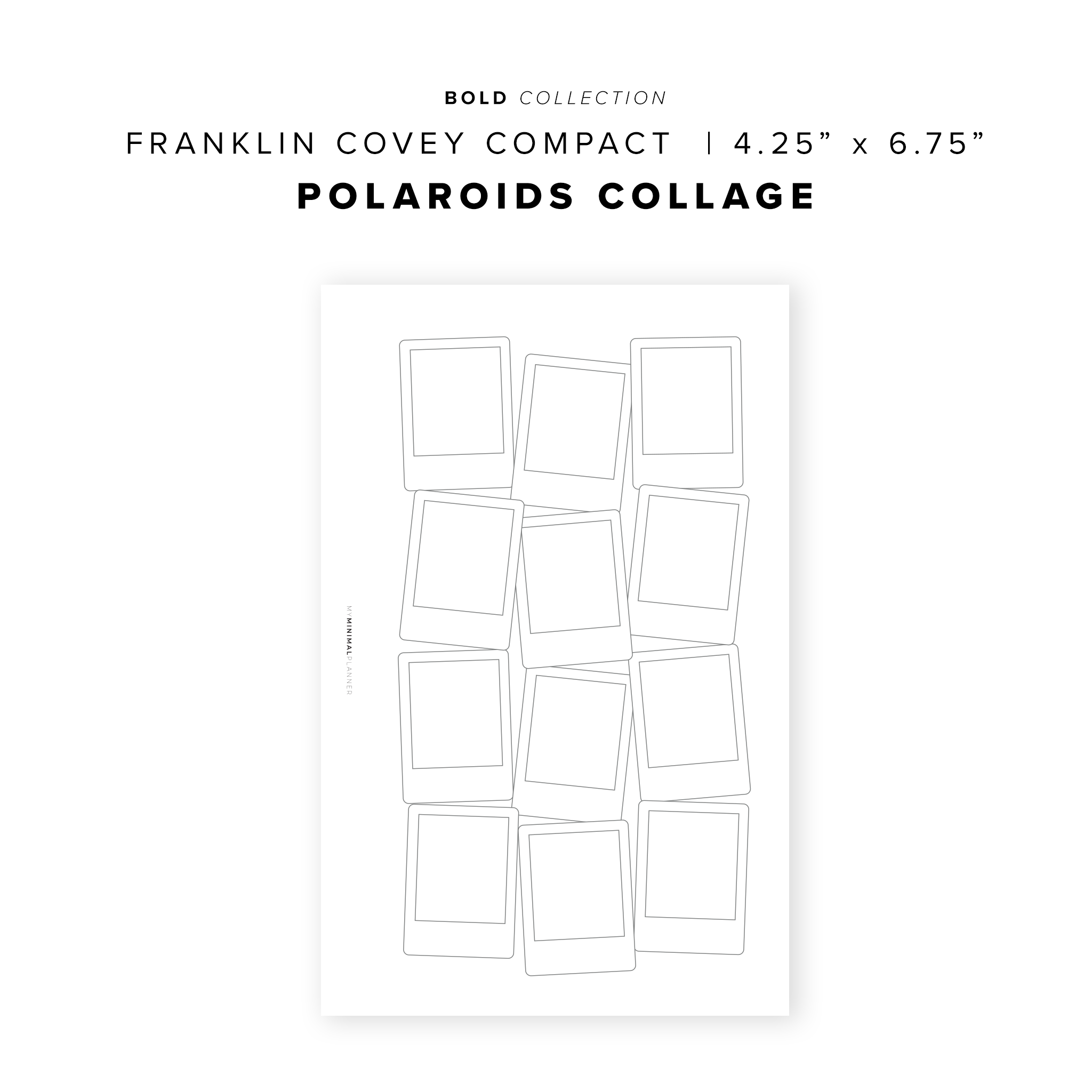 PR295 - Polaroids Collage - Printable Insert