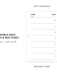 PR368 - The Menu - Printable Insert