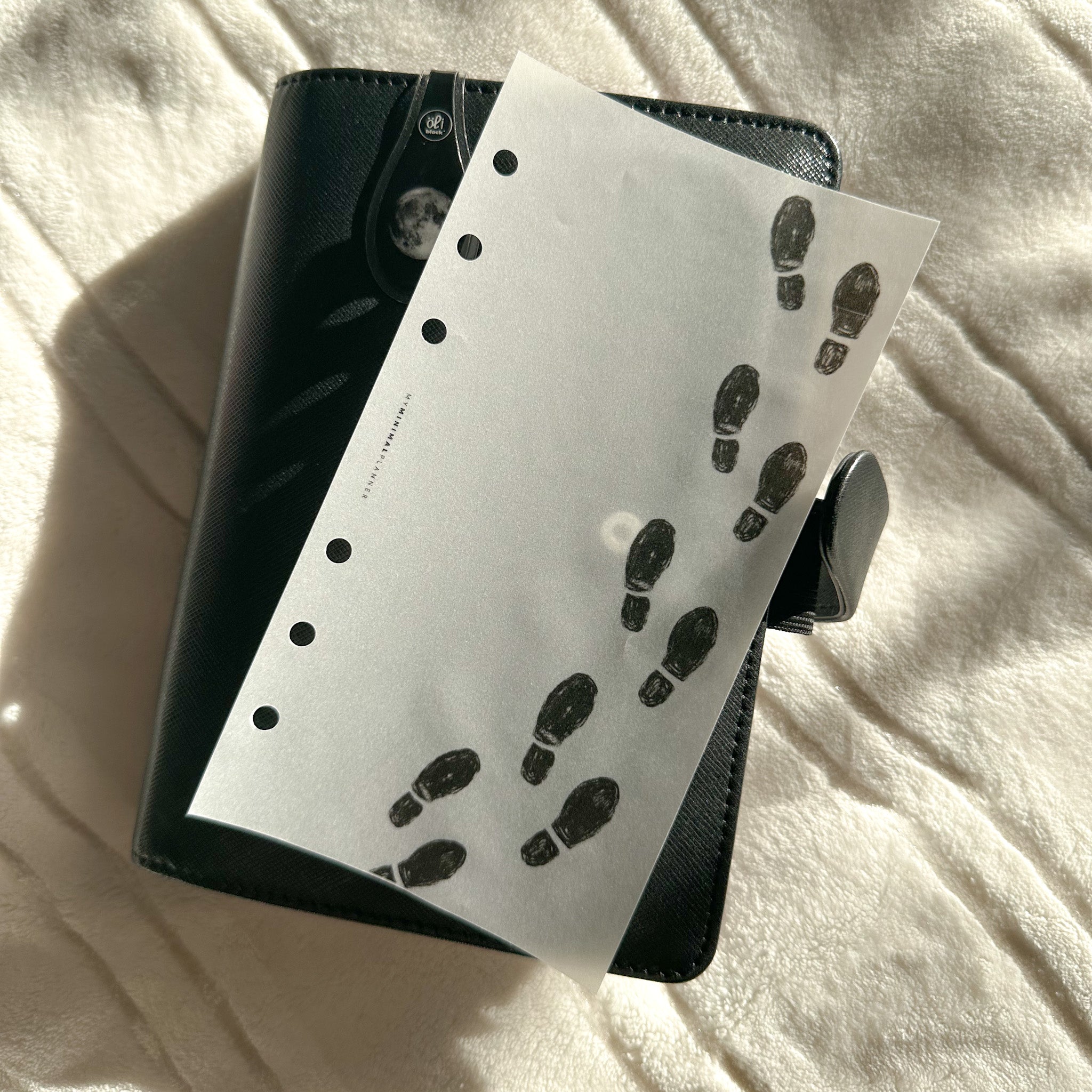 PRD215 - Foot Prints - Printable Dashboard – My Minimal Planner