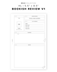 PR303 - Bookish Review V1 - Printable Insert