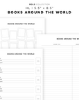 PR298 - Books Around the World Bundle - Printable Insert