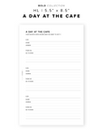 PR289 - Day at the Cafe - Printable Insert