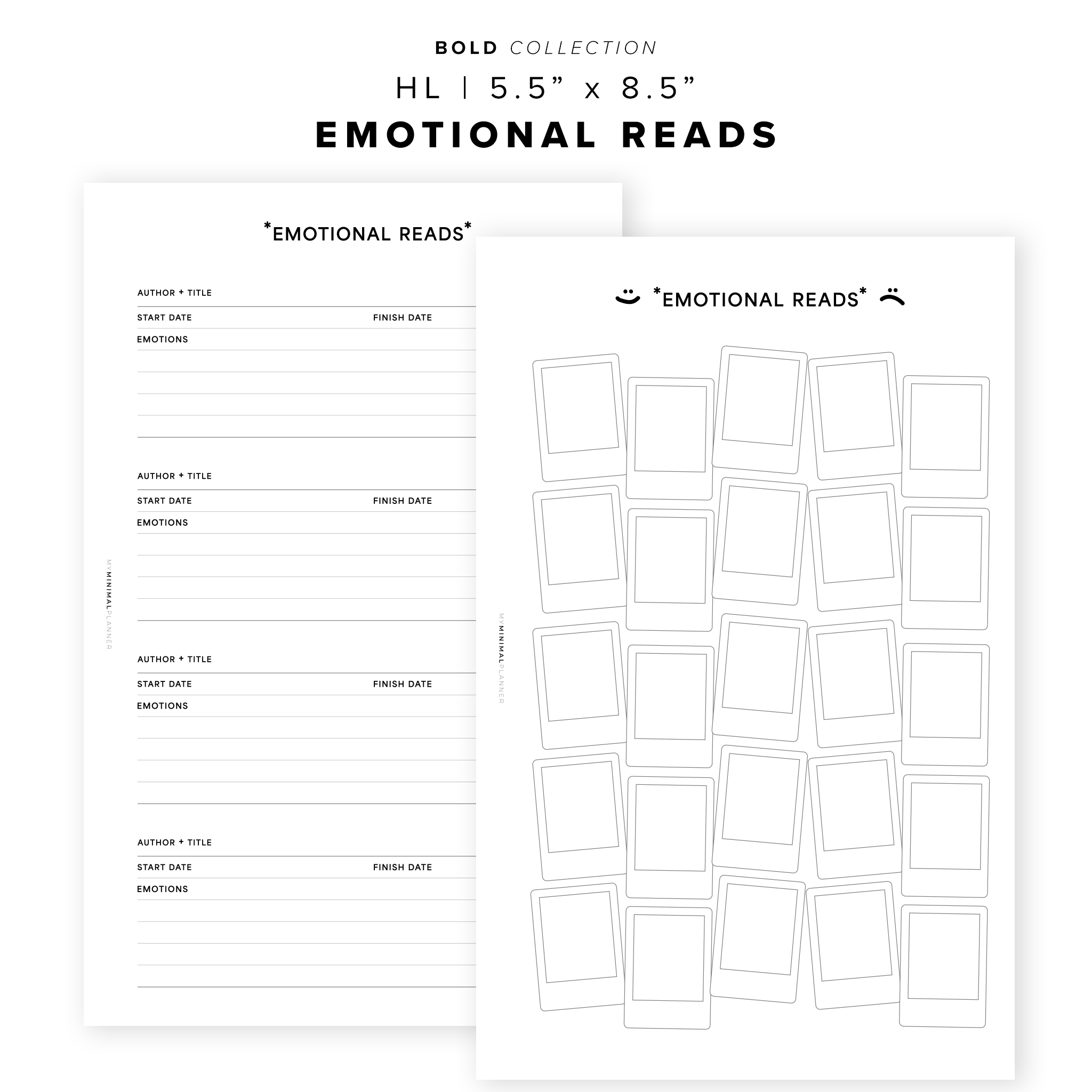 PR299 - Emotional Reads Bundle - Printable Insert