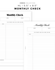 PR354 - Monthly Check - Printable Insert