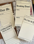 PPC40 - Newspaper Headlines V1 - Printable Planner Cards