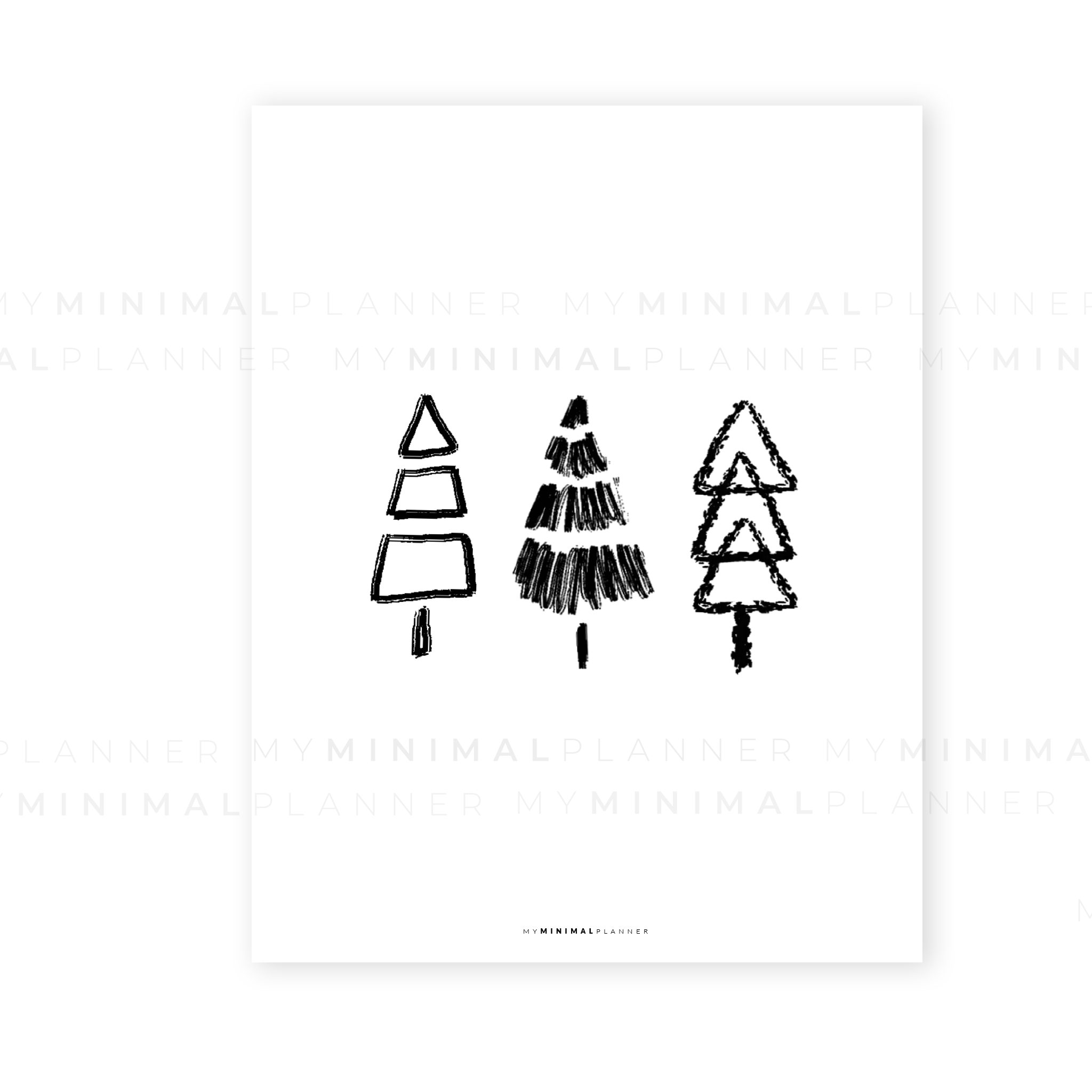 PRD196 - Holiday Trees 2023 - Printable Dashboard