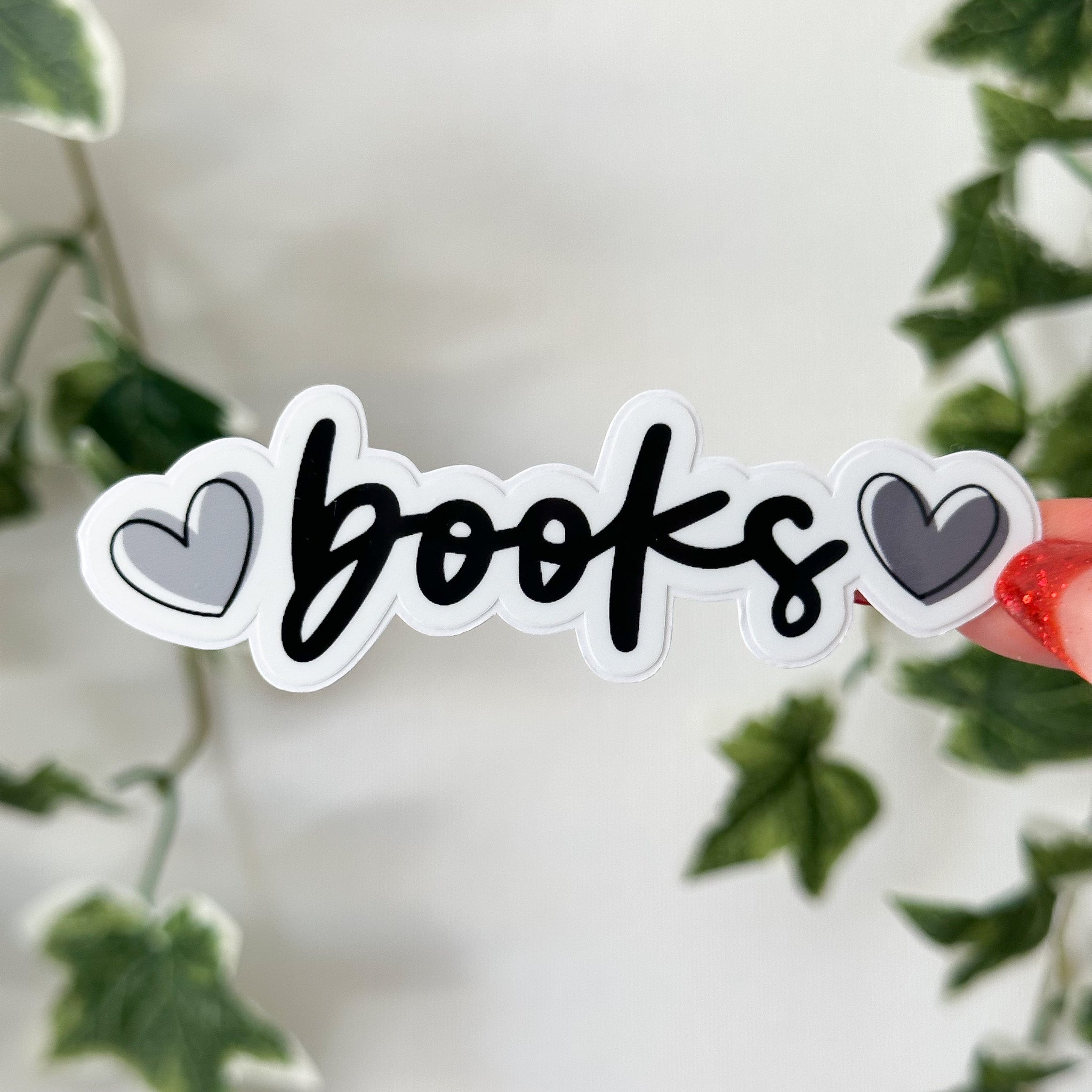 I Heart Books - Simple Sticker