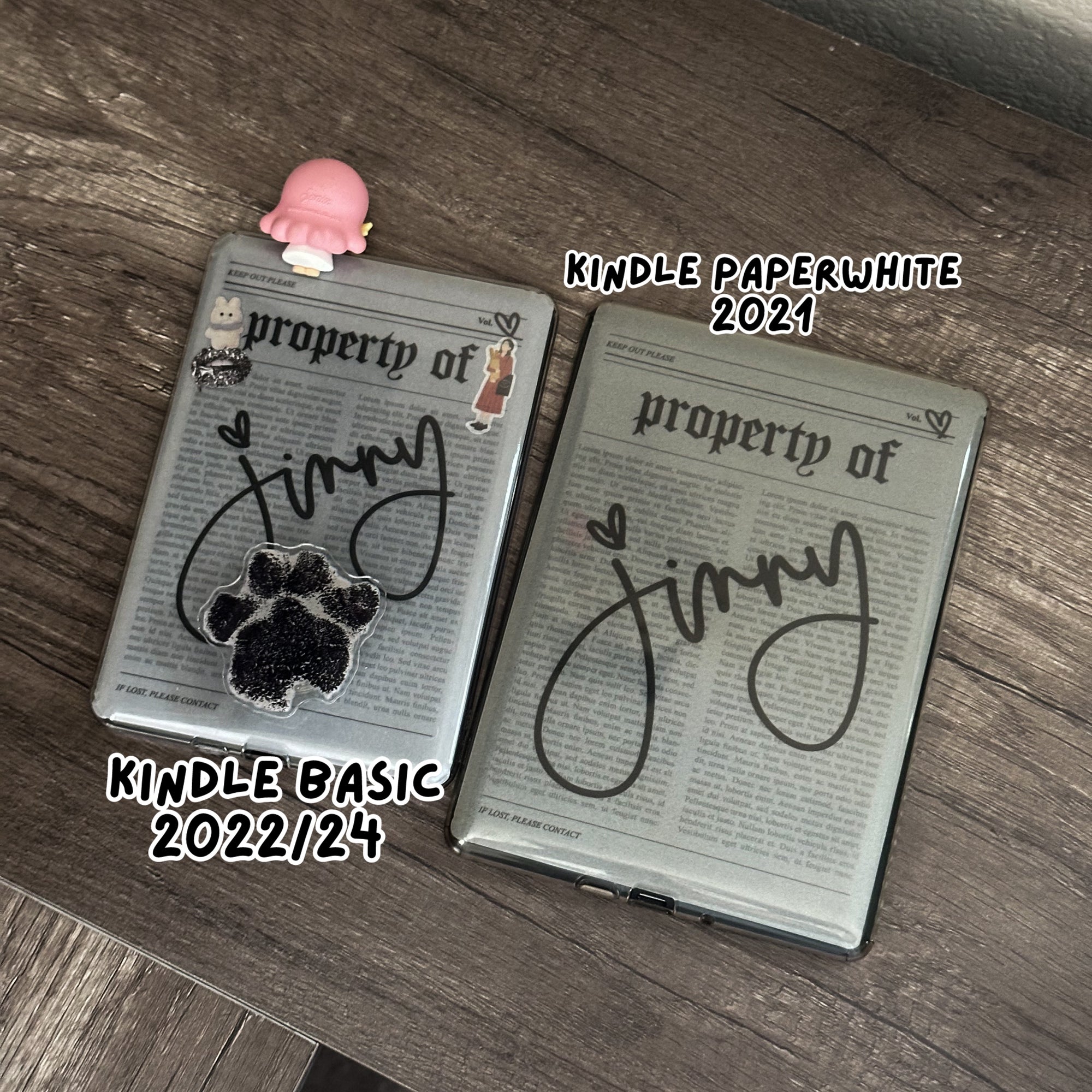 Custom Calligraphy: Property Of - Printable Dashboard