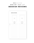 PR365 - Bookish Review V4 - Printable Insert