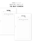 PR350 - To Buy Check - Printable Insert