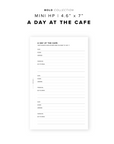 PR289 - Day at the Cafe - Printable Insert