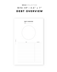 PR224 - Debt Overview - Printable Insert