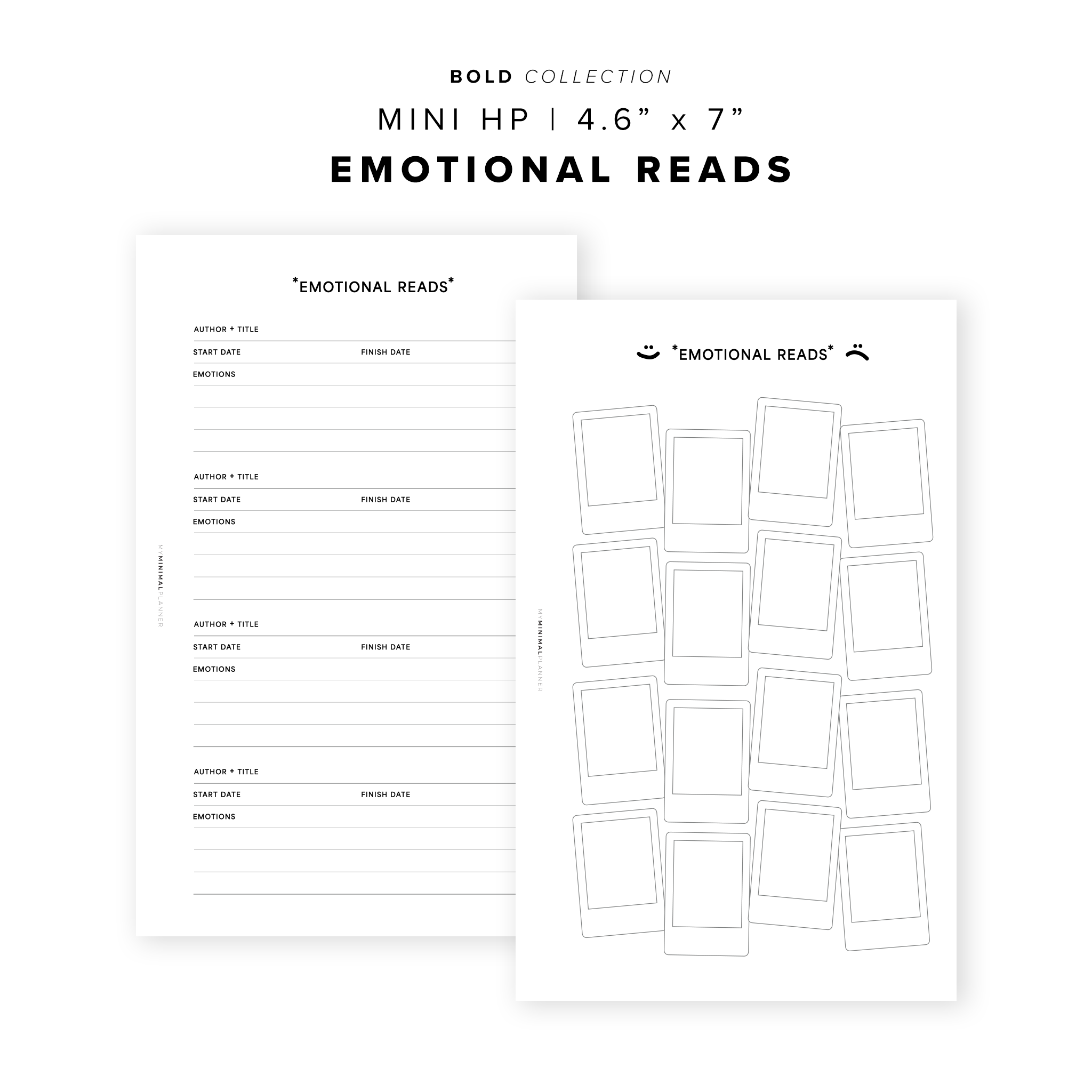 PR299 - Emotional Reads Bundle - Printable Insert