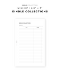 PR316 - Kindle Collections - Printable Insert