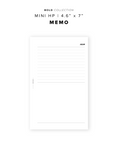 PR311 - Memo - Printable Insert