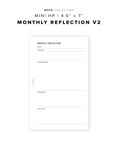 PR325 - Monthly Reflection V2 - Printable Insert