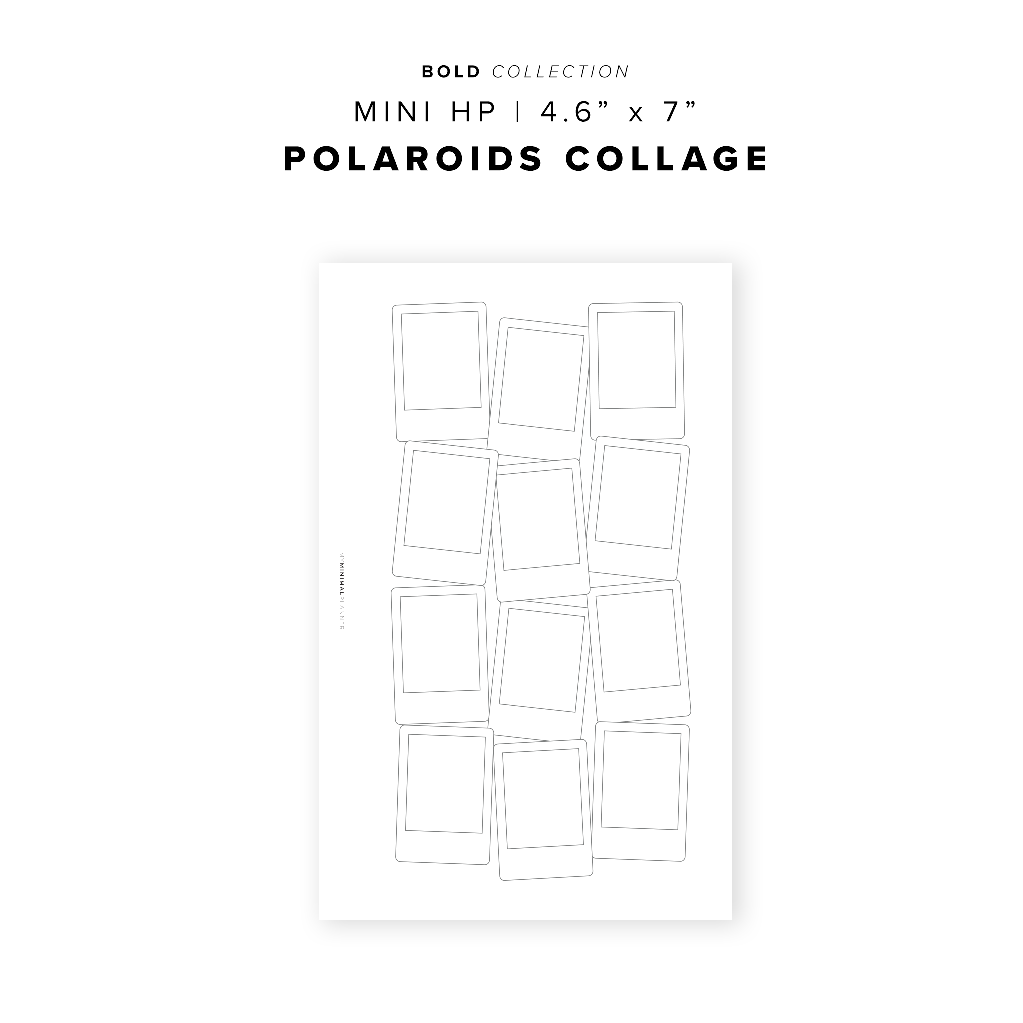 PR295 - Polaroids Collage - Printable Insert