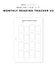 PR300 - Monthly Reading Tracker V2 - Printable Insert