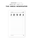 PR366 - The Inbox Newsaper - Printable Insert