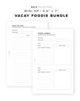 PR267 - Vacay Foodie Bundle - Printable Insert