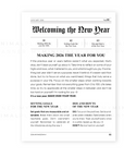 PRD258 - New Years Newspaper V1 - Printable Dashboard