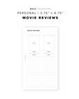 PR361 - Movie Reviews - Printable Insert