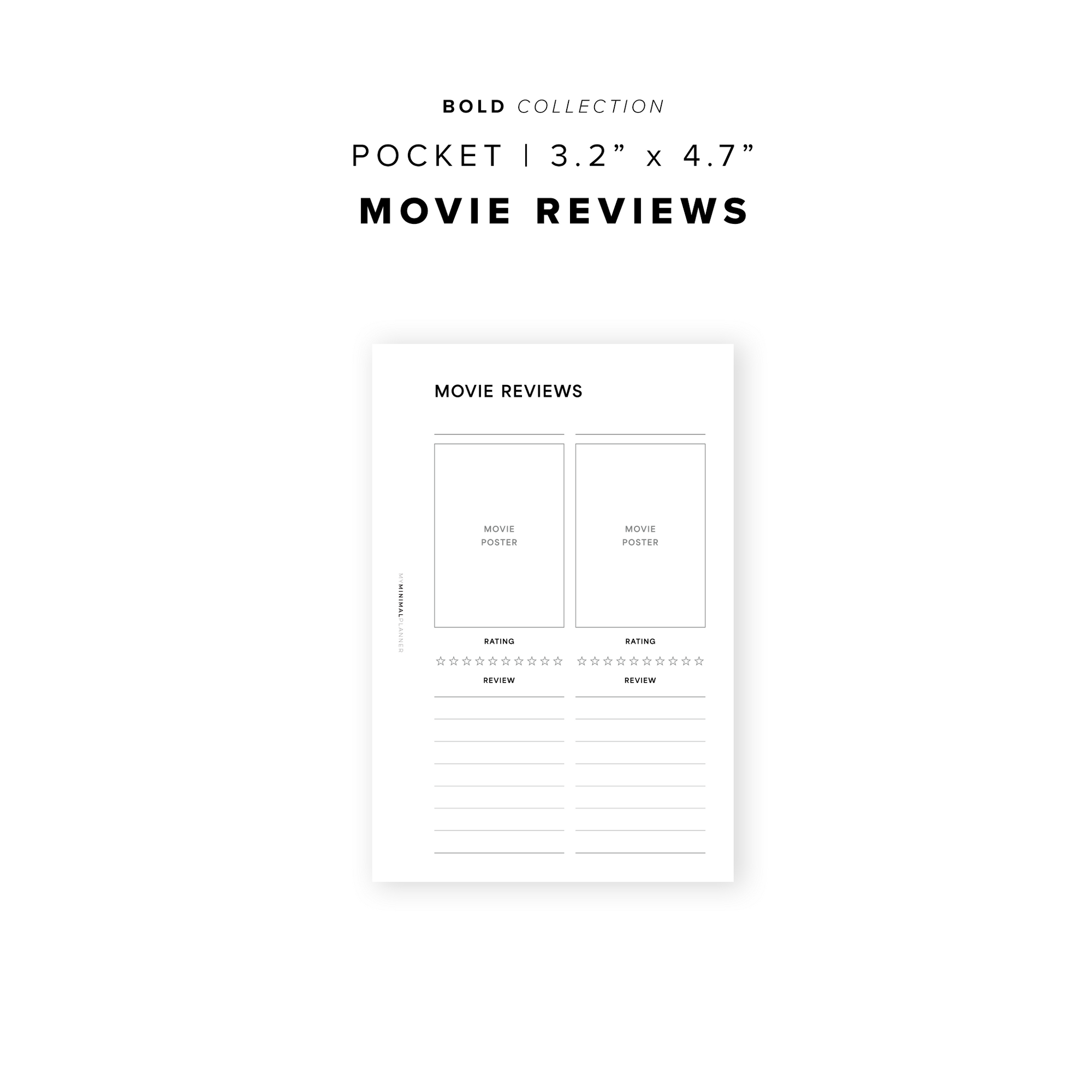 PR361 - Movie Reviews - Printable Insert