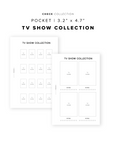 PR362 - TV Show Collection - Printable Insert