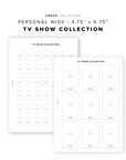 PR362 - TV Show Collection - Printable Insert