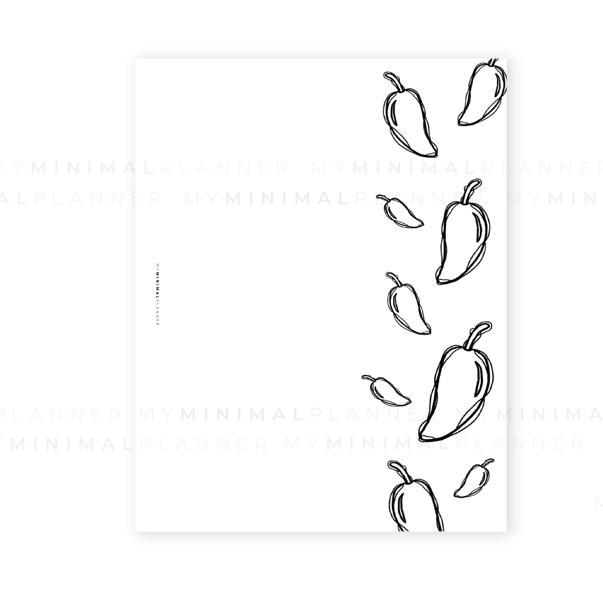 PRD191 - Peppers - Printable Dashboard – My Minimal Planner