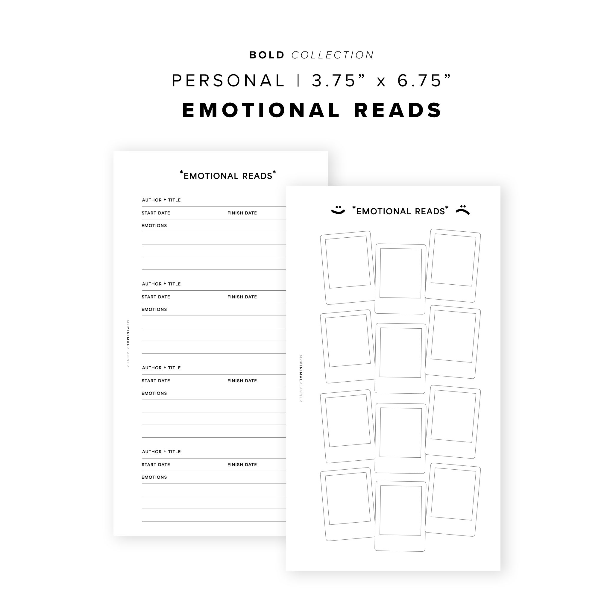 PR299 - Emotional Reads Bundle - Printable Insert