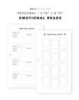 PR299 - Emotional Reads Bundle - Printable Insert