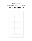 PR296 - Future Events - Printable Insert