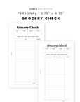 PR348 - Grocery Check - Printable Insert