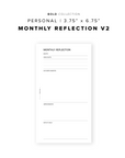 PR325 - Monthly Reflection V2 - Printable Insert