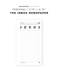 PR366 - The Inbox Newsaper - Printable Insert