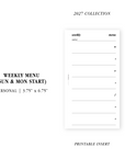 PR368 - The Menu - Printable Insert