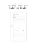 PR260 - Vacation Reads - Printable Insert