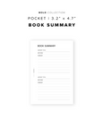 PR302 - Book Summary - Printable Insert